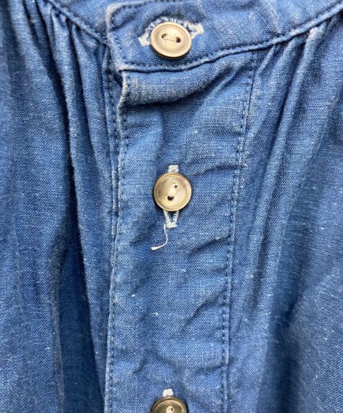 nest Robe（ネストローブ）nest Robe (ネストローブ) 刺繍インディゴスモックブラウス インディゴ サイズ:Fの古着・服飾アイテム