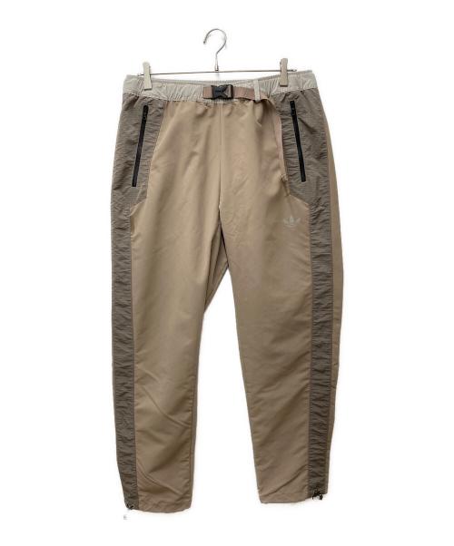 adidas（アディダス）adidas (アディダス) ベルト付きウーブンパンツ HE6613 ベージュ サイズ:XLの古着・服飾アイテム