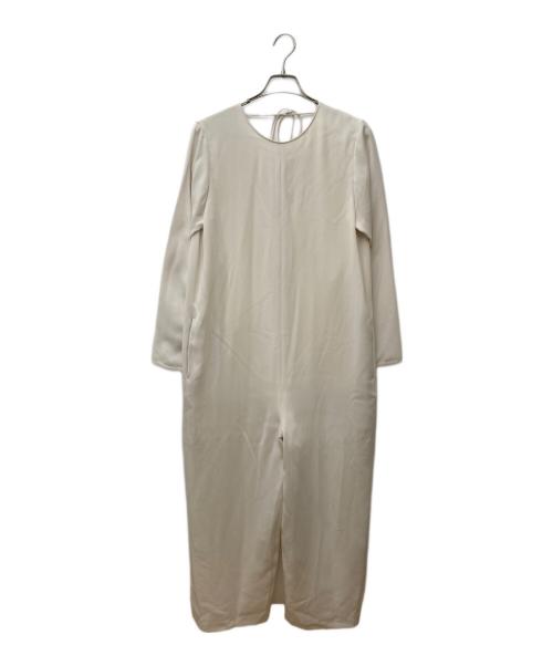 Whim Gazette（ウィムガゼット）Whim Gazette (ウィムガゼット) ソアパールコンパクトジャンプスーツ ホワイト サイズ:Fの古着・服飾アイテム