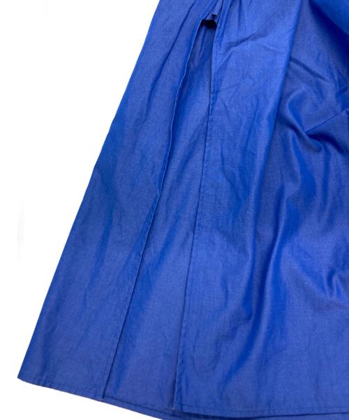 HERITANOVUM（ヘリテノーム）HERITANOVUM (ヘリテノーム) ノースリーブシャツワンピース ブルー サイズ:FREEの古着・服飾アイテム