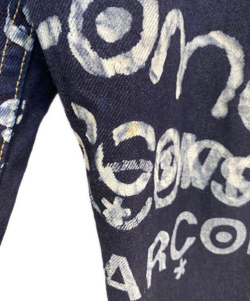 JUNYA WATANABE MAN（ジュンヤワタナベマン）JUNYA WATANABE MAN (ジュンヤワタナベマン) LEVI'S (リーバイス) 10 corso como (ディエチ コルソコモ) ペンキ加工デニムパンツ/03SS/Archive インディゴ サイズ:Lの古着・服飾アイテム