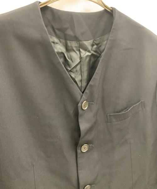 Y's for men（ワイズフォーメン）Y'S for men (ワイズフォーメン) Y'S for men　ノーカラーロングジャケット ブラック サイズ:Mの古着・服飾アイテム