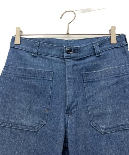 navdungaree（ユーエスネイビー）navdungaree (ユーエスネイビー) セーラーパンツ インディゴ サイズ:不明の古着・服飾アイテム