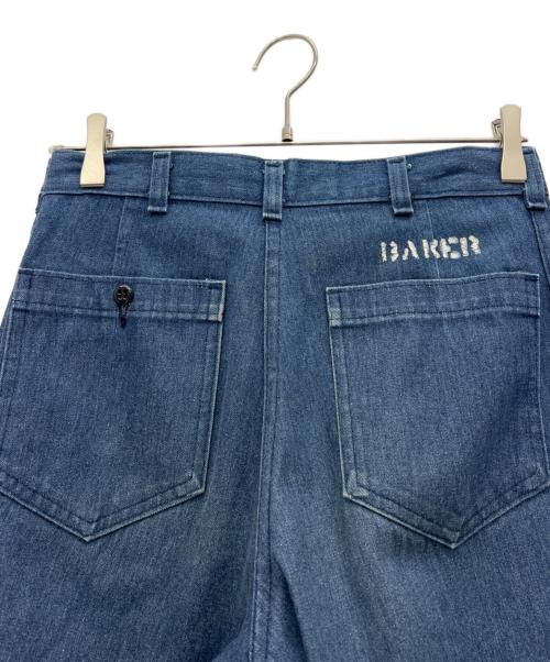 navdungaree（ユーエスネイビー）navdungaree (ユーエスネイビー) セーラーパンツ インディゴ サイズ:不明の古着・服飾アイテム
