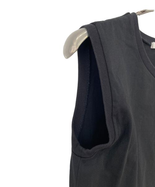 Plage（プラージュ）Plage (プラージュ) ティアードノースリーブワンピース ブラック サイズ:38の古着・服飾アイテム