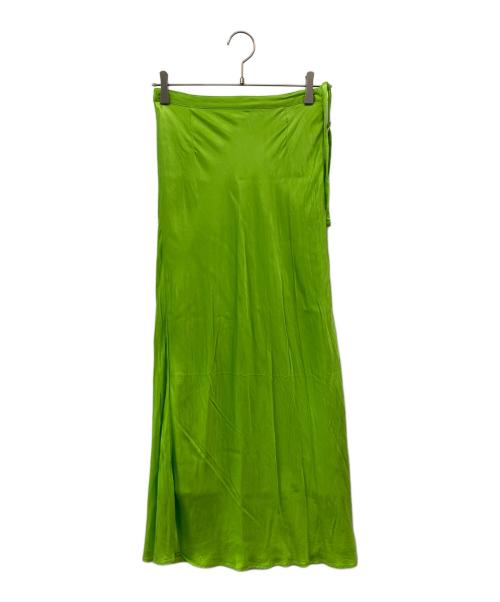 MAISON SPECIAL（メゾンスペシャル）MAISON SPECIAL (メゾンスペシャル) Cupra Bias Skirt グリーン サイズ:FREEの古着・服飾アイテム