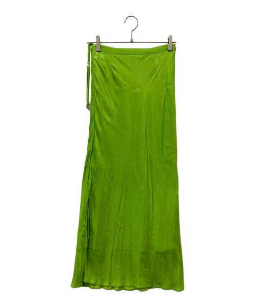 MAISON SPECIAL（メゾンスペシャル）MAISON SPECIAL (メゾンスペシャル) Cupra Bias Skirt グリーン サイズ:FREEの古着・服飾アイテム