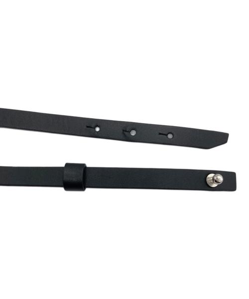 1017 ALYX 9SM（テンセブンティーン アリクス ナインエスエム）1017 ALYX 9SM (アリクス) LEATHER ID NECKLACE ブラックの古着・服飾アイテム