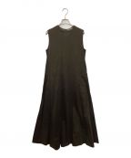 theory luxeセオリーリュクス）の古着「ノースリーブワンピース」｜カーキ