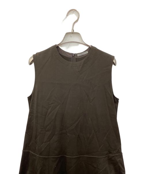 theory luxe（セオリーリュクス）theory luxe (セオリーリュクス) ノースリーブワンピース カーキ サイズ:SIZE 38の古着・服飾アイテム