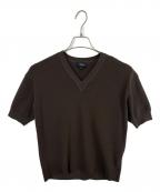 theoryセオリー）の古着「Bristol Cotton Karenia VNK」｜ブラウン