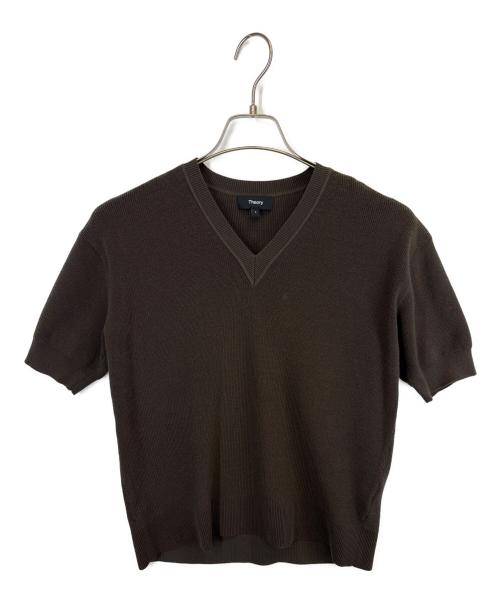 theory（セオリー）theory (セオリー) Bristol Cotton Karenia VNK ブラウン サイズ:Sの古着・服飾アイテム