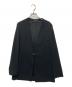 theory（セオリー）の古着「ノーカラージャケット」｜ブラック