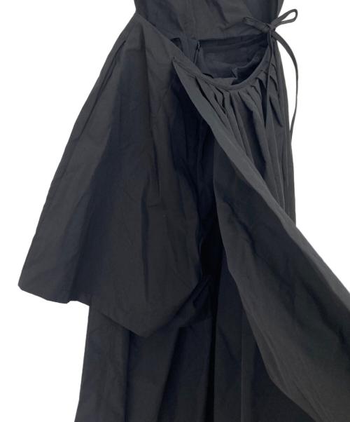 BIRTHDAY BASH（バースデーバッシュ）BIRTHDAY BASH (バースデーバッシュ) バッククロスリネンワンピース ブラック サイズ:Mの古着・服飾アイテム