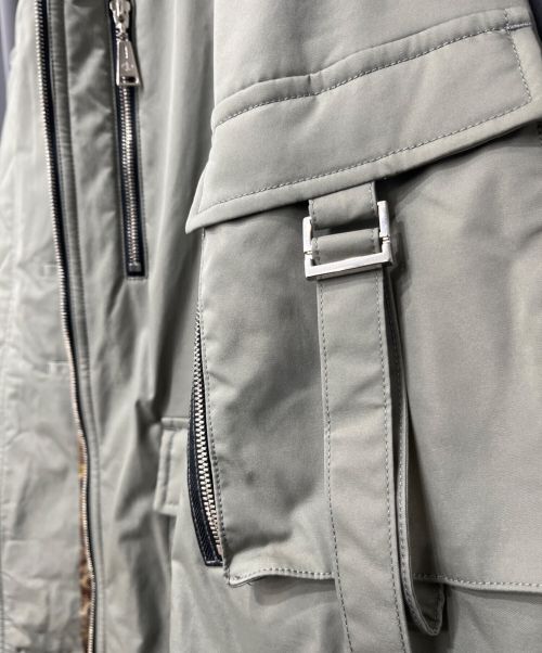 ACUOD by CHANU（アクオド バイ チャヌ）ACUOD by CHANU (アクオド バイ チャヌ) Over MA-1 グレー サイズ:FREEの古着・服飾アイテム