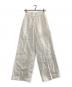 CACUMA（カクマ）の古着「白い麻のワイドパンツ」｜ホワイト