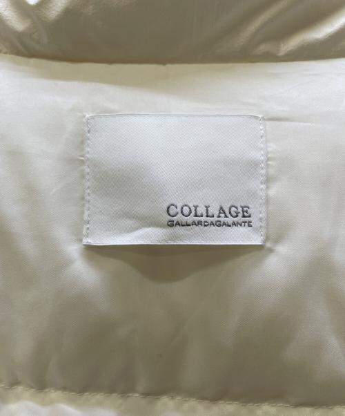 COLLAGE GALLARDAGALANTE（コラージュ ガリャルダガランテ）COLLAGE GALLARDAGALANTE (コラージュ ガリャルダガランテ) ステッチレスエアリーダウン オフホワイト サイズ:Fの古着・服飾アイテム