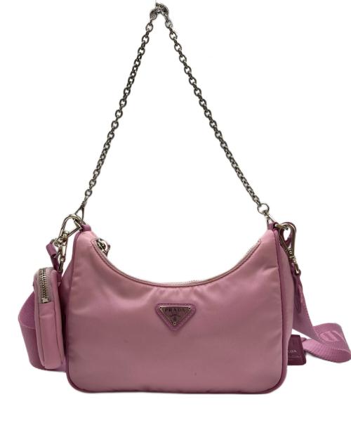 PRADA（プラダ）PRADA (プラダ) ショルダーバッグ ピンク サイズ:-の古着・服飾アイテム