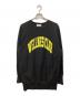 INSCRIRE（アンスクリア）の古着「WELLNESS CLUB Crew Sweat Shirt」｜ブラック