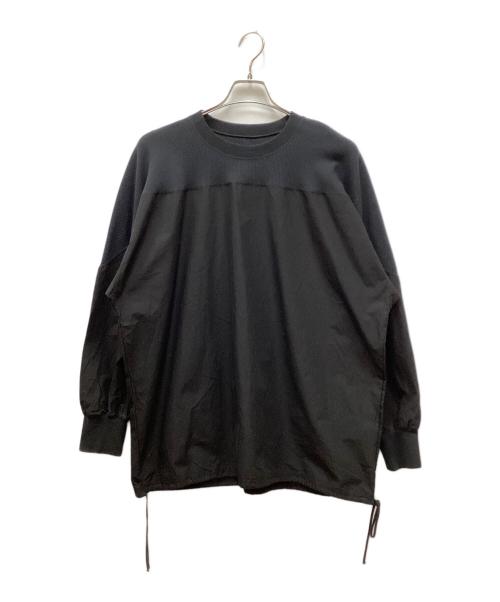 &RC（アンドアールシー）&RC (アールシー) ワッフルフットボールTシャツ ブラック サイズ:FREEの古着・服飾アイテム