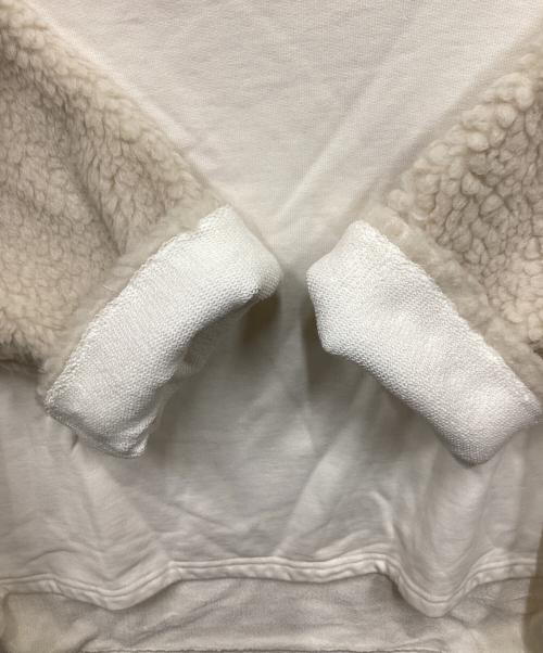 COGTHEBIGSMOKE（コグザビッグスモーク）COGTHEBIGSMOKE (コグザビッグスモーク) GINGER TOP CONTRASTING SLV/ジンジャーコントラスチングスリーブ アイボリー サイズ:1の古着・服飾アイテム