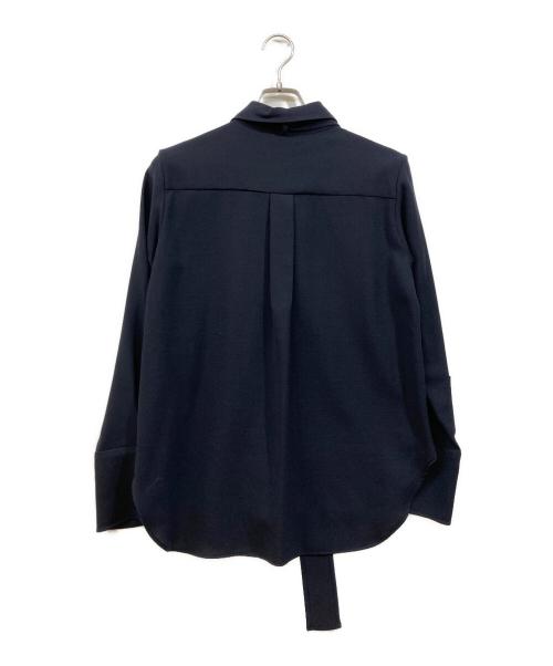 MADISON BLUE（マディソンブルー）MADISON BLUE (マディソンブルー) NECK TIE BLOUSE ネイビー サイズ:2の古着・服飾アイテム