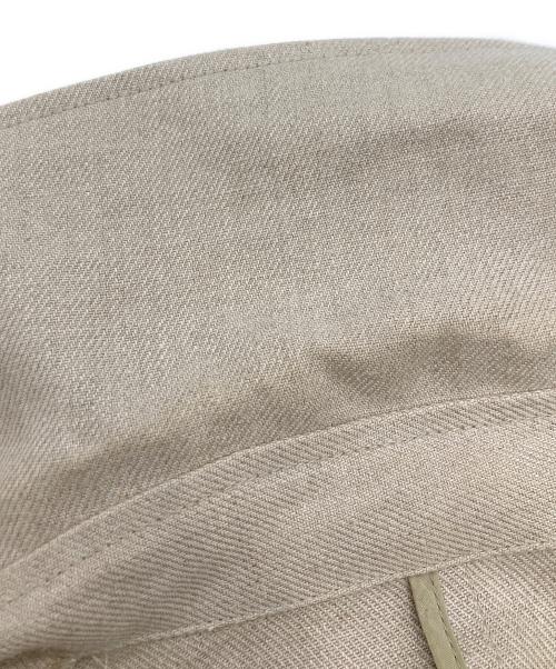 THE COAT by upper hights（ザ・コートバイアッパーハイツ）THE COAT by upper hights (ザ・コートバイアッパーハイツ) リネンロングコート ベージュ サイズ:36の古着・服飾アイテム