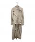 THE COAT by upper hights（ザ・コートバイアッパーハイツ）の古着「リネンロングコート」｜ベージュ