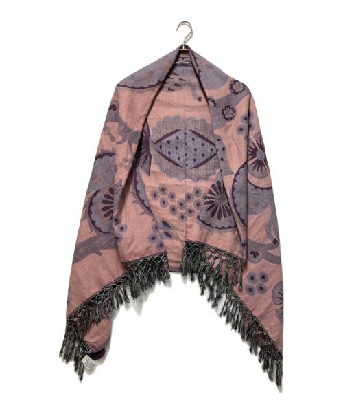KLAUS HAAPANIEMI（クラウス ハーパニエミ）KLAUS HAAPANIEMI (クラウス ハーパニエミ) Squirrel shawl ショール ネイビーの古着・服飾アイテム
