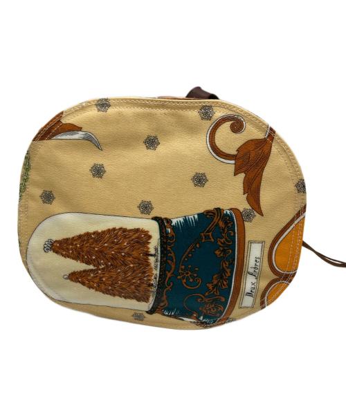 manipuri（マニプリ）manipuri (マニプリ) PVCバケツ型ショルダーバッグ ベージュの古着・服飾アイテム