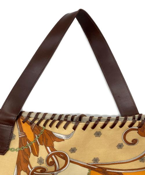 manipuri（マニプリ）manipuri (マニプリ) PVCバケツ型ショルダーバッグ ベージュの古着・服飾アイテム