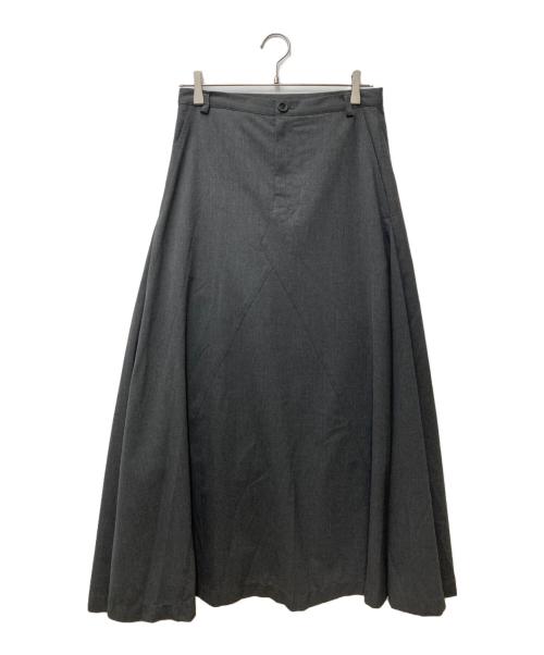 FRAMeWORK（フレームワーク）FRAMeWORK (フレームワーク) ソモウロングフレアスカート グレー サイズ:38の古着・服飾アイテム