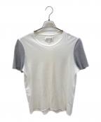 Maison Margiela 10メゾンマルジェラ 10）の古着「半袖ドッキングTシャツ」｜ホワイト