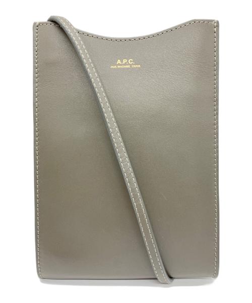 A.P.C.（アーペーセー）A.P.C. (アーペーセー) NECK POUCH JAMIE グレーの古着・服飾アイテム