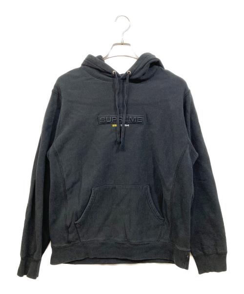 SUPREME（シュプリーム）SUPREME (シュプリーム) Embossed Logo Hooded Sweatshirt ブラック サイズ:Mの古着・服飾アイテム