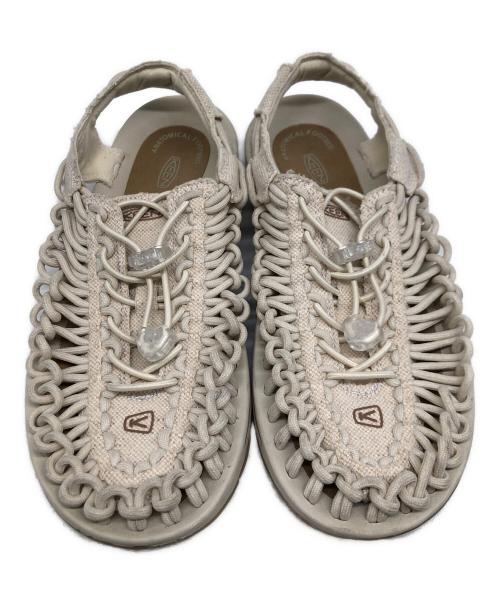 KEEN（キーン）KEEN (キーン) UNEEK CANVAS アイボリー サイズ:US 7.5の古着・服飾アイテム
