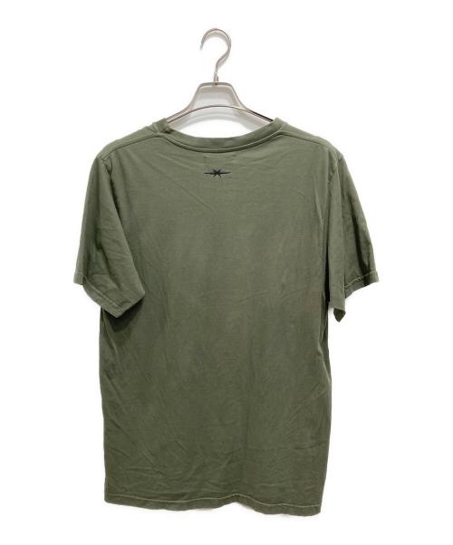 PHIPPS（フィップス）PHIPPS (フィップス) クルーネックTシャツ カーキ サイズ:XXLの古着・服飾アイテム
