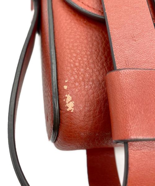 TORY BURCH（トリーバーチ）TORY BURCH (トリーバーチ) レザーショルダーバッグ レッドの古着・服飾アイテム