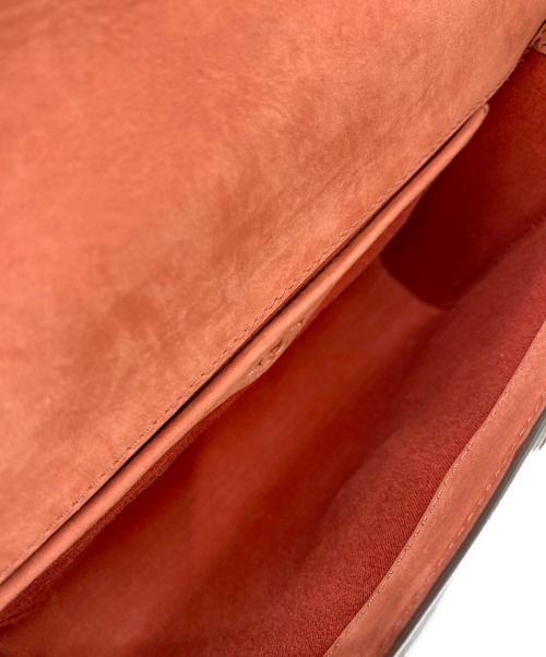 TORY BURCH（トリーバーチ）TORY BURCH (トリーバーチ) レザーショルダーバッグ レッドの古着・服飾アイテム