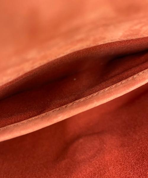 TORY BURCH（トリーバーチ）TORY BURCH (トリーバーチ) レザーショルダーバッグ レッドの古着・服飾アイテム