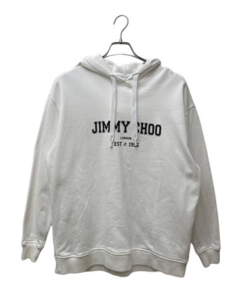 JIMMY CHOO（ジミーチュウ）JIMMY CHOO (ジミーチュウ) JCカレッジフーディ　J000142174 ホワイト サイズ:XSの古着・服飾アイテム