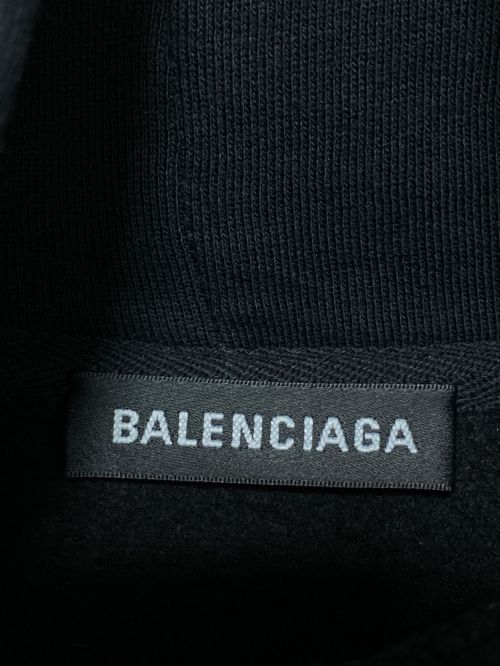 BALENCIAGA（バレンシアガ）BALENCIAGA (バレンシアガ) プルオーバーパーカー ブラック サイズ:XLの古着・服飾アイテム