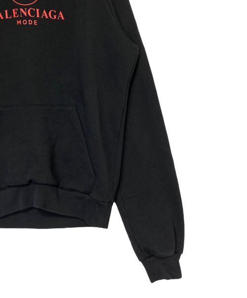 BALENCIAGA（バレンシアガ）BALENCIAGA (バレンシアガ) プルオーバーパーカー ブラック サイズ:XLの古着・服飾アイテム