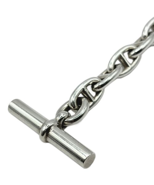 HERMES（エルメス）HERMES (エルメス) 70's-80's シェーヌダンクル PM ブレス CHAINE D’ANCRE 16LINK 筆記体刻印 シルバー サイズ:PM/16コマ/16LINK/16.0cmの古着・服飾アイテム