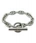 HERMES（エルメス）の古着「70's-80's シェーヌダンクル PM ブレス CHAINE D’ANCRE 16LINK 筆記体刻印」｜シルバー