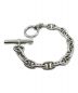 HERMES (エルメス) 70's-80's シェーヌダンクル PM ブレス CHAINE D’ANCRE 16LINK 筆記体刻印 シルバー サイズ:PM/16コマ/16LINK/16.0cm：420000円