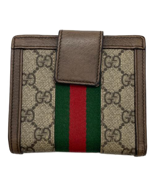 GUCCI（グッチ）GUCCI (グッチ) 財布 ブラウンの古着・服飾アイテム