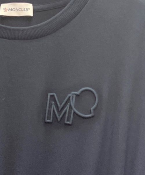MONCLER（モンクレール）MONCLER (モンクレール) ABITO ロゴ 刺繍 ワンピース ネイビー サイズ:Sの古着・服飾アイテム
