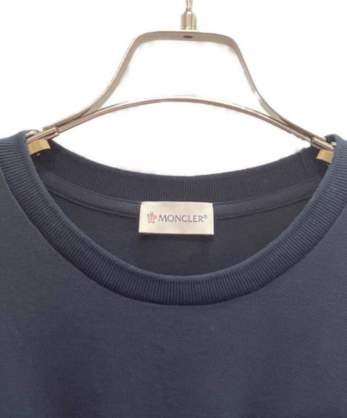 MONCLER（モンクレール）MONCLER (モンクレール) ABITO ロゴ 刺繍 ワンピース ネイビー サイズ:Sの古着・服飾アイテム