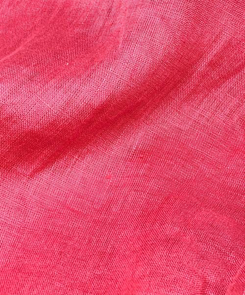 Plage（プラージュ）Plage (プラージュ) Linen Short シャツ ピンク サイズ:下記参照の古着・服飾アイテム